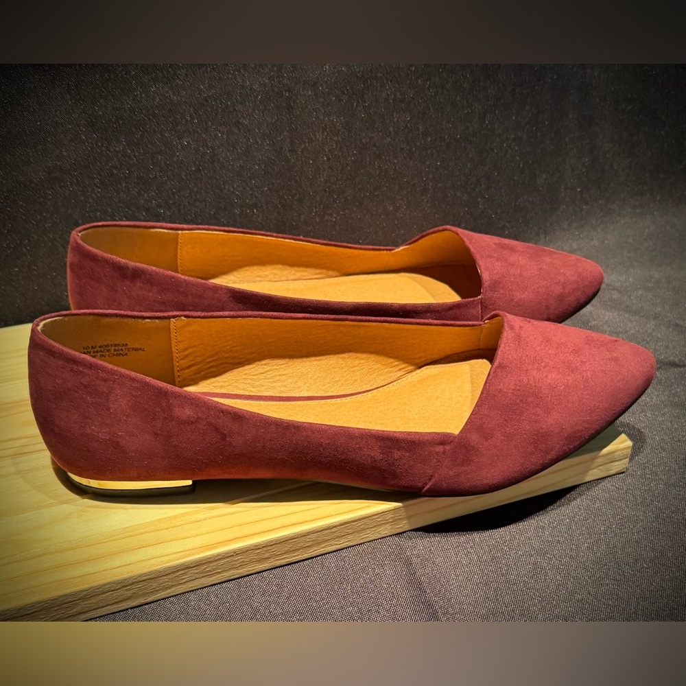 NWT-Cato Merlot/Burgundy Color Women’s Flats. Size 10 - Picture 8 of 16